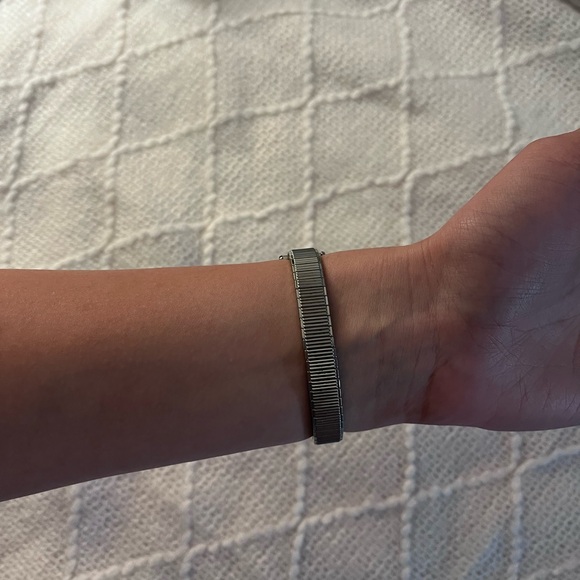 Vintage Silver Timex Water Resistant Bracelet‎ Watch - Picture 5 of 6